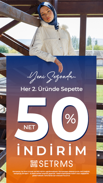 Yeni Sezonda 2. Ürüne NET % 50 İndirim